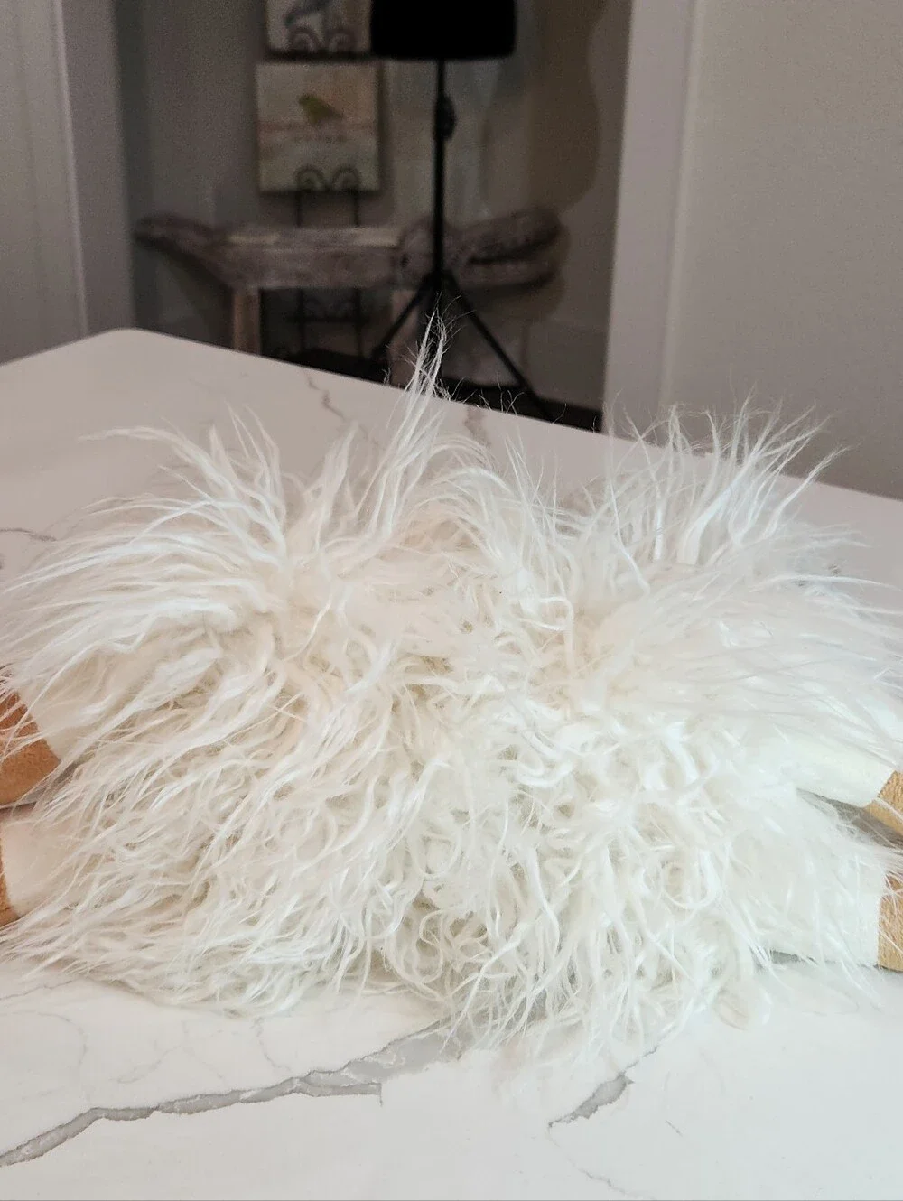 Brand New Ganz White Shaggy Alpaca Plush – Ultra Soft & Fluffy